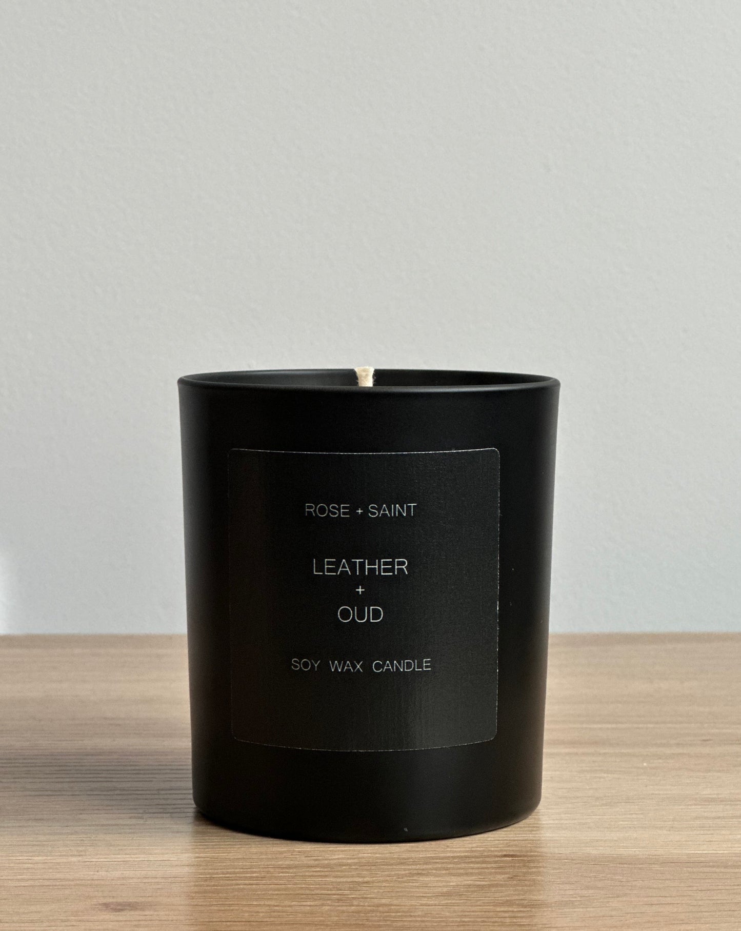 LEATHER + OUD CANDLE