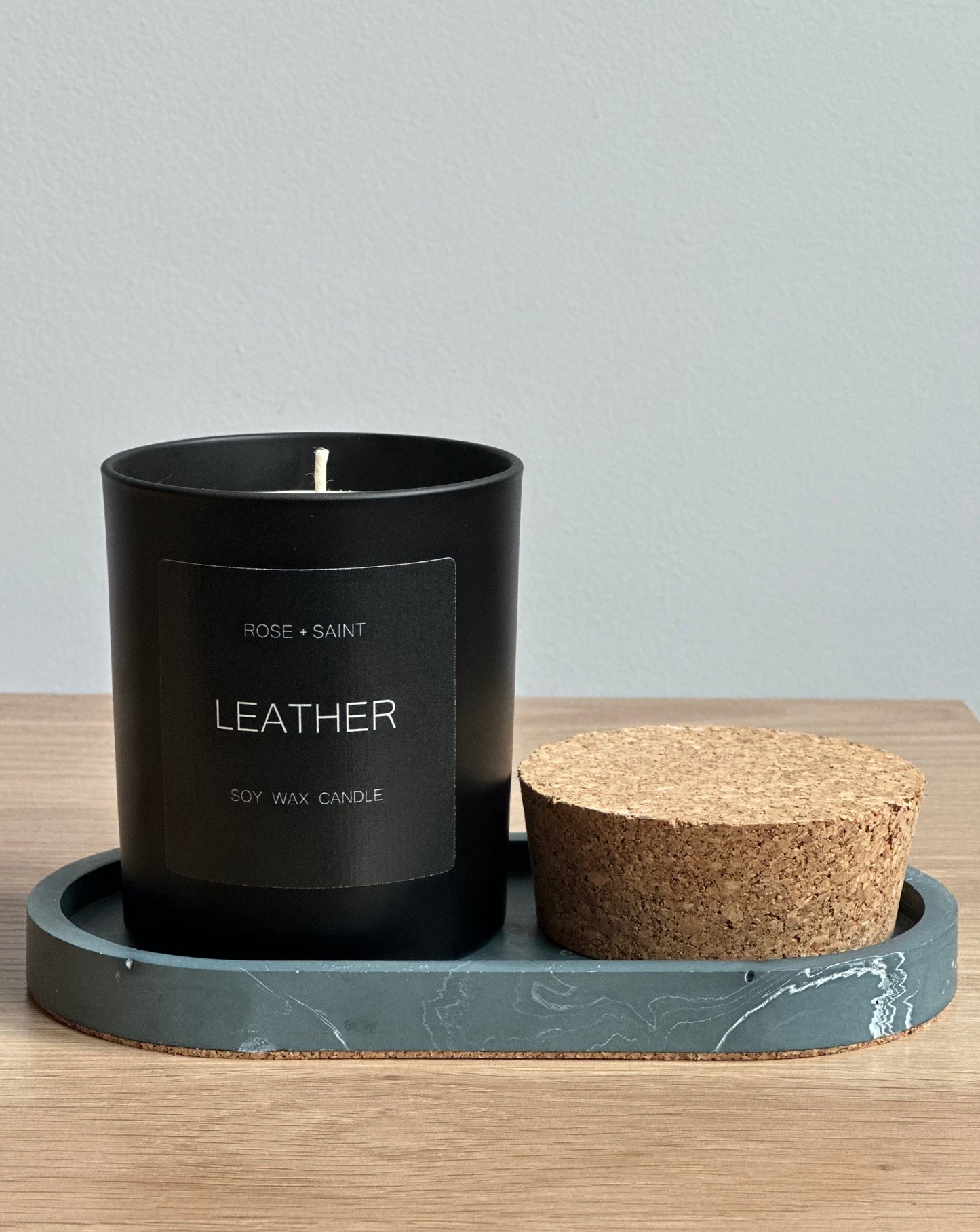 LEATHER CANDLE