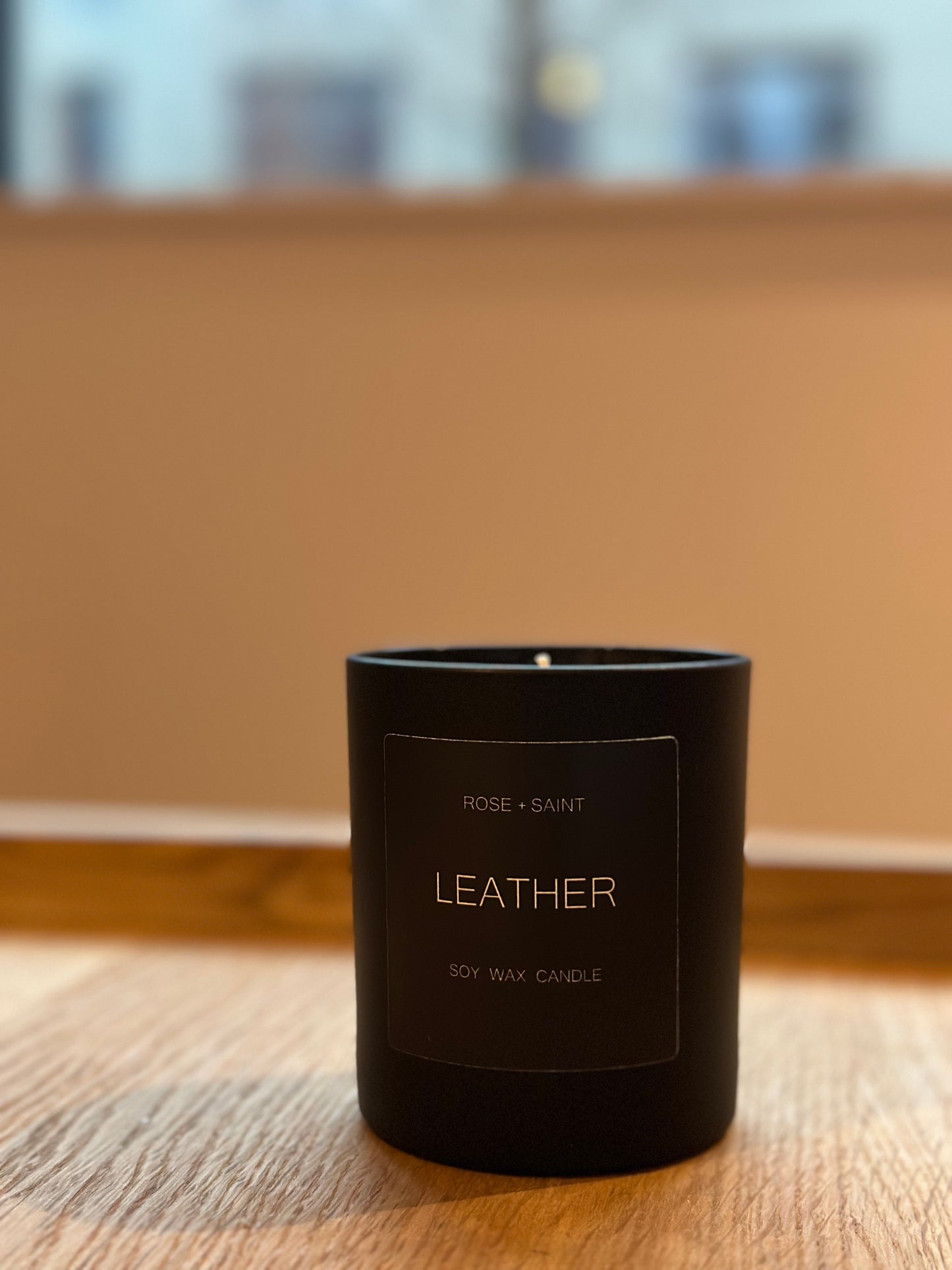 LEATHER CANDLE